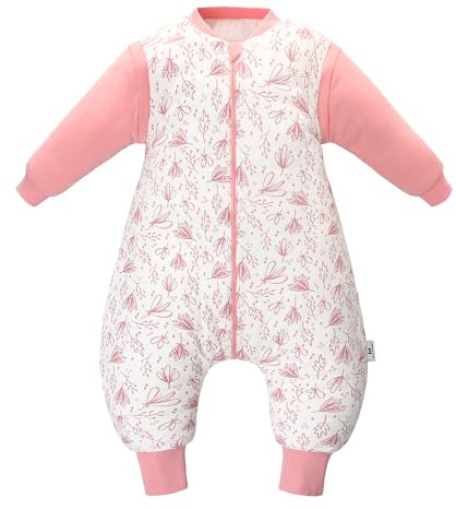 2.5 tog Wearable Blankets with legs feet removable sleeves toddler Winter Warm Cotton Swaddle Wrap Baby kids 2-4 Years