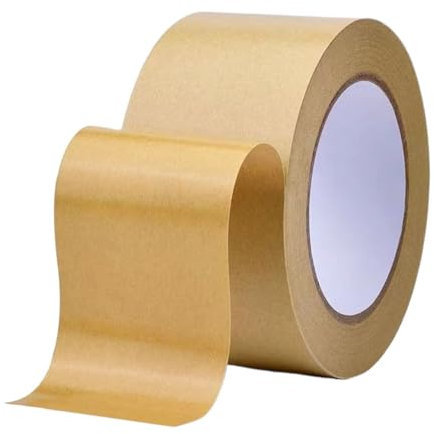Spizummp Fruit Tree Protector Tape, 164 Ft x 2 Inch Caterpillar Tree Wrap, Kraft Paper Shield, Adhesive Slippery Barrier for Climbing Protection Outdoor Garden Lawn