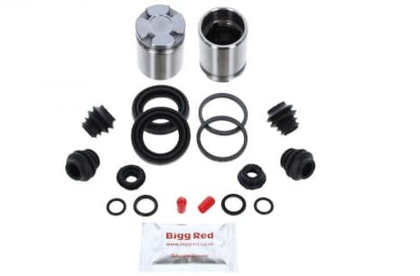 Bigg Red – REAR Brake Caliper Rebuild Repair Kit + Pistons – Fits HYUNDAI i10 MKII (Left & Right)