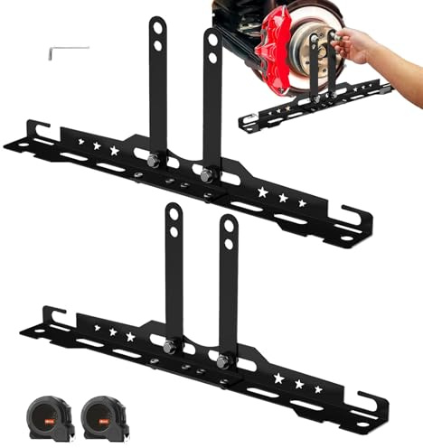Générique Outils De Parallélisme Automobile - Réglage de Parallélisme Véhicule,Kit de Précision avec 2 Rubans à Mesurer | pour Véhicule Voiture Camion Moto Remorque Atelier Garage