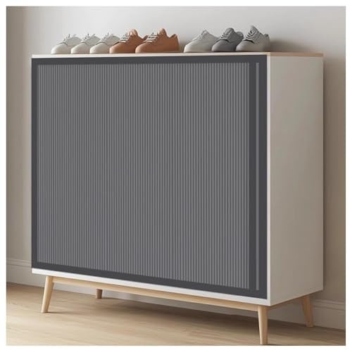 ApuaVireo&Co Porte coulissante Pliante, Portes Pliantes for armoires avec poignée, Rideau de Porte de Placard, Cadre en Aluminium(Grey,60x90cm)
