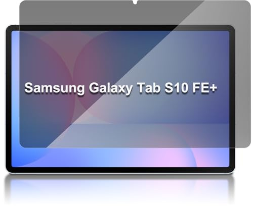 MiKoyi Protection d'écran de confidentialité pour Samsung Galaxy Tab S10 FE+ 2025, 13.1 film de protection d'écran en verre trempé pour tablette Samsung Galaxy Tab S10 FE Plus 2025