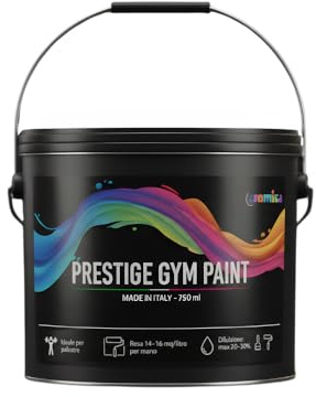 CROMIKA Prestige Gym Paint Pittura Murale Super Lavabile per Palestre, Verde Lime, 750 ml, Coprente (0,750 L)