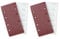 AB Tools 1/3 Sheet Sanding Sander Sandpaper Pads 20 Pack 40 Grit