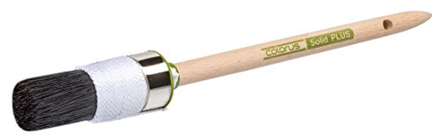 Colorus Ringpinsel Größe 6 (Ø 30 mm) – Premium Rundpinsel mit stabilisierter Chinaborsten-Mischung – für lösemittelhaltige und zähe Farben und Lacke