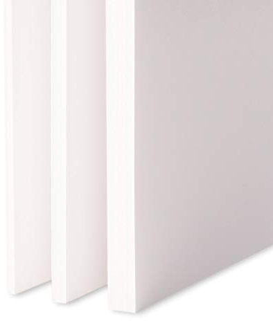 Leichtschaumplatte Weiss - DIN A2-5 Stück - 3mm stark - alle Größen - alle Stärken