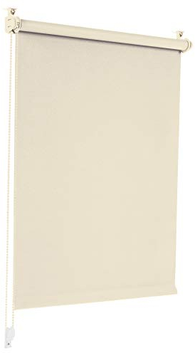 Sonello Store occultant Klemmfix sans percage 45cm x 210cm crème, Store Enrouleur Opaque pour fenêtres et Portes, Fixation avec ou sans perçage, Kit de Montage Inclus, Protection Solaire