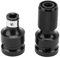 Schlagschrauber Bit Adapter, Innensechskantbuchse 2 Stück 1/2 bis 1/4 Sechskantbuchse Teleskopbuchse Adapter, Bithalter Sechskantschaft für Schlagratschenschlüssel Schraubendreher Bit Halter