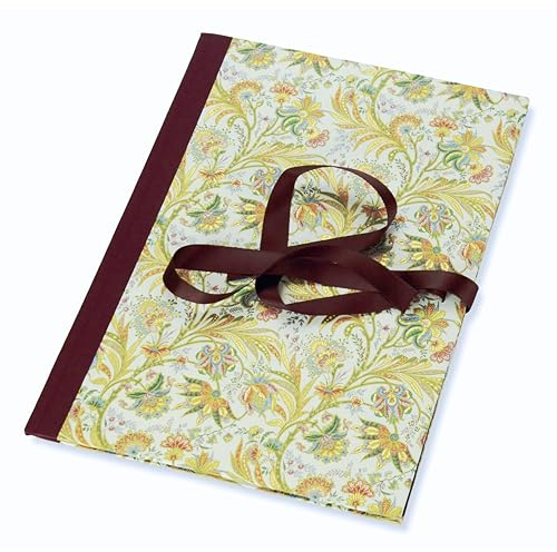 libralides - Handgemachte Mappe „Gold“ mit Bändern DIN A4 Klappmappe mit 3 Flügeln & Goldprägung - Dokumentenmappe mit italienischem Papier - Sammelmappe für Dokumente & Unterlagen für ca. 200 Blatt