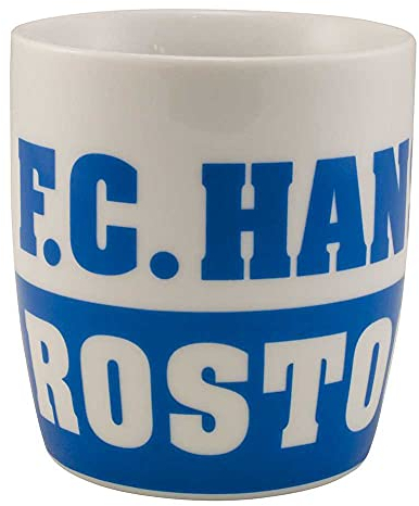 F.C. Hansa Rostock Tasse - Hansa Pott - Kaffetasse, Becher, Kaffeepott, Mug - Plus Lesezeichen Wir lieben Fußball