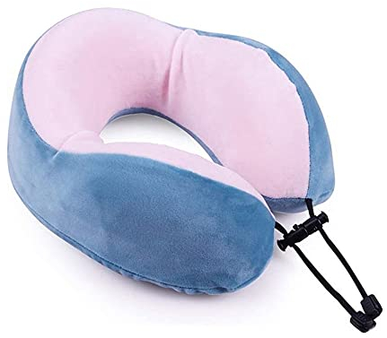 NCRD Reise-Hals-Kissenschlaf-Kit - natürliches Latex-Reisekissen, U-förmige Reisehals-Kissen-Flugzeug-Kopf-Kissen NAP-NAP-Nacken-Kissenauto-Auto-Schlaf-Kissen-Nackenstütze Schmerzlinderung