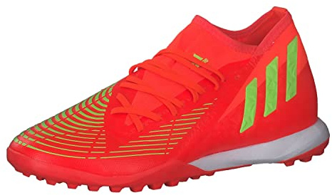 Adidas Herren Predator Edge.3 TF Sneaker, solar red/Team solar Green/core Black, 42 EU Schmal