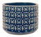 Nordring Pot de Fleur Cross - Pots de Fleurs décoratifs Couleur pour intérieur Style rétro créatif S (10 cm ø), Couleur pétrole, Céramique