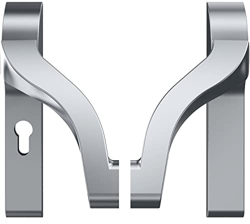 Eco EPN 900 IV Stangengriff für Druckstange PZ 72 für Paniktürverschlüsse, Aluminium silber beschichtet