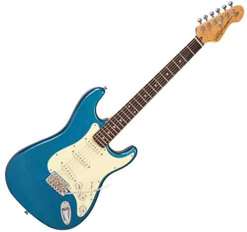 VINTAGE V60 COASTER SERIES ELECTRIC GUITAR - CANDY APPLE BLUE