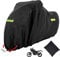 Rouzin Motorrad Abdeckplane Wasserdicht XXXL Motorradgarage Abdeckung 265x105x133cm, 420D Oxford Stoff Abdeckhaube Motorrad Universal Schutzhülle Motorrabdeckung Regenschutz