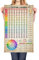 Gitarren-Akkorde, Poster, Referenz-Kreis der fünften Rad, Gitarrenakkorde mit Anleitung, Wandkunst, Studenten, pädagogische Musiktheorie, Wandkunst für Musiker, Anfänger, 40,6 x 66 cm (ohne Rahmen)