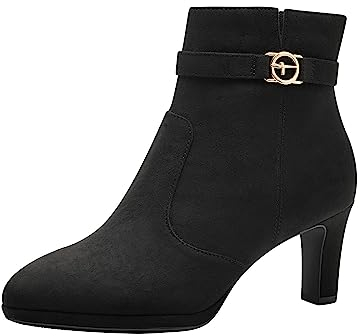 Tamaris Damen Stiefel Vegan schwarz 40