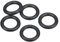 PATIKIL 5 Stück Dichtungsringe O-Ringe Gummidichtung 15mm AD 9.5mm ID 2.65mm Breite Nitrilgummi Unterlegscheibe Dichtungssatz Gummischeiben für Wasserhahn Autoreparatur Schwarz