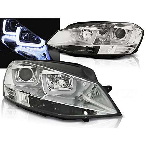 CR-Lights LED Tagfahrlicht Scheinwerfer in Chrom für VW Golf 7 VII 11.2012-2017