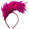 ISAKEN 20er Jahre Stirnband Feder Haarreif Haarband Cosplay Feder Haarband Karneval Party Kopfschmuck Regenbogen Feder Haarreif Kostüm für Ostertag Hochzeit Halloween Party