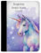 CreaDesign Customize A4 Zeugnismappe für Kinder - 26.7 x 32.7 x 1 cm, erweiterbar auf bis zu 20 Fächer, Sichtbuch ohne Klarsichthüllen, Einhorn Design, Dokumentenmappe für Schüler