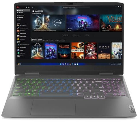 Lenovo LOQ | 15 Inch Full HD Gaming Laptop | AMD Ryzen 5 7640HS | NVIDIA GeForce RTX 4060 | 16GB RAM | 512GB SSD | Windows 11 Home | Storm Grey