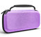 JYPS Glitzer Tragetasche-Set, für Nintendo Switch mit Harter Schutzhülle, lila Travel Carrying Switch Case Zubehör Kit, tragbare Schutz Bundle Tasche, kompatibel mit Nintendo Switch (Lila)