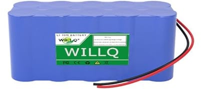 WILLQ Wiederaufladbarer Ersatz-Lithium-Ionen-Akku 6,4V 6Ah 12Ah 18Ah 24Ah 30Ah LiFePo4-Akku mit Kabel für elektrisches Spielzeug, Solarbeleuchtung, Backup-Batterie