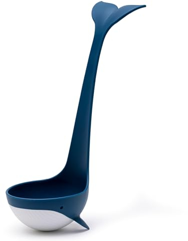 Peleg Design Souper Tail Mestolo – Mestolo divertente e decorativo in silicone per cucina – Utensile perfetto per servire zuppe e salse