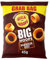 Hula Hoops BIG HOOPS BBQ BEEF Grab Bag Crisps 45g Bags, Case of 36 - Bigger Hoop, bold flavour. Bigger than standard sized Hula Hoops, No Artificial Colours or Flavours, Suitable for Vegetarians