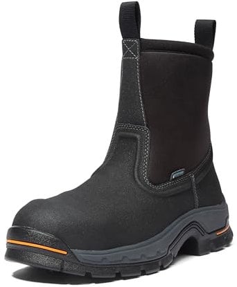 Timberland PRO Stockdale - Stivali da lavoro da uomo, in lega, impermeabili, con punta di sicurezza, Nero-2024 Nuovo, 6 US