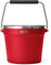 YETI Rambler Beverage Bucket, Double-Wall Vacuum Insulated Ice Bucket with Lid, Rescue Red