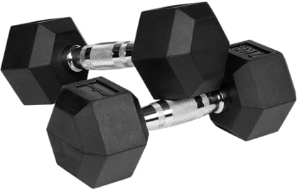 Rebel Hanteln Gusseisen Gummierte HEX 2x7 kg RBA-2325-07