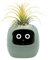 Odpaltoy Smart Plant Pot with Expression, AI Smart Planter Robot for Indoor Decoration, Includes Water/Light/Temperature Sensor, Green
