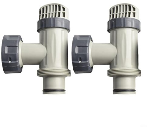 Entgoinggo Lot de 2 valves à piston de piscine Intex 10747 - Pièces essentielles pour un fonctionnement fluide