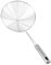 Schiumarola Da Cucina Ovale Skimmer In Acciaio Inox Cibo Olio Pentola Filtro Pentole Colino Piccante Noodle Fritti Filtro Da Cucina Strumenti di Cottura A Casa Per Cucinare Friggere Arrostire(31x11cm)