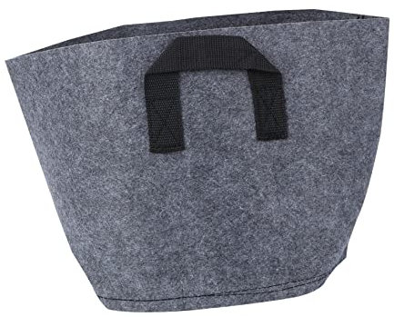 JOINPAYA 1 Stück Eingedickter Baumpflanztasche Fanny Stoff Sackleinen Pflanztaschen Ungebunden Gartentöpfe u Pflanztrog Im Freien Kindergarten Pflanzenanbau Bag Mit Schwer Anlage Grau Vlies