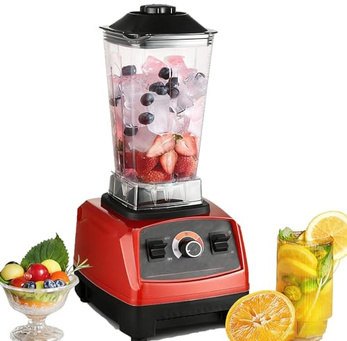 2 In 1 Multifunctional Ninja Blender, 2.0L Large Capacity Blending Jar, 3 Adjustable Speeds for Fruits, Nuts, Smoothies and Juices
