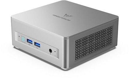 MINISFORUM Mini PC UM750L Slim, processore AMD Ryzen 5 7545U 6C/12T fino a 4,9 GHz, AMD Radeon 740M, 16GB LPDDR5 (On Board, 6400MT/s) / 512GB SSD, HDMI/DP/USB4/2.5G RJ45, USB 3.2 x 2, WiFi6E, BT5.2