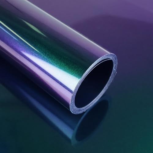Arespark Green Galaxy Vinyl Wrap, Premium Color-Shift Autofolie mit Air Release Technologie, DIY Selbstklebende Schutzfolie für Auto Interieur & Exterieur, 30 cm x 150 cm