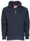 CHEMAGLIETTE! Felpa Da Lavoro Maglia Felpata Cotone Con Mezza Zip In Tinta Payper Miami +, Colore: Navy, Taglia: L