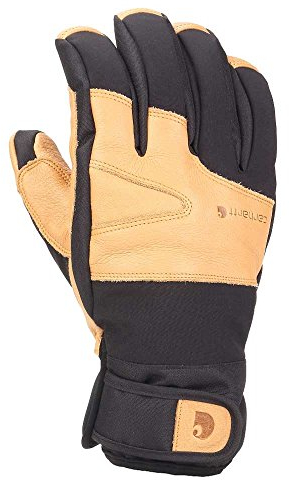 Carhartt Herren Winter Dex Kuhmaserung Handschuhe für kaltes Wetter, schwarz/braun, X-Large