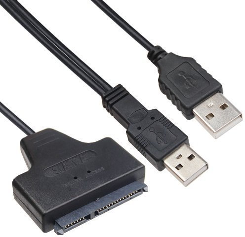 SATKIT Cable Adaptador USB 2. 0 para Discos Duros 2, 5 con conexion SATA Adaptador-conversor