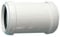 FLOPLAST 40mm White Pushfit Waste Pipe Coupling - Bag of 2