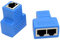 Chenyang 2PCS STP UTP CAT6 RJ45 8P8 C spina a doppio RJ45 splitter adattatore di rete Ethernet switch
