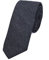 DonDon Herren Krawatte 6 cm Jeans-Look Baumwolle dunkelblau-navy