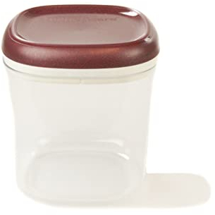 Tupperware Clear Collection 780 ml Crystal Borgoña con Purpurina- Transparente