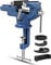 BALLSHOP Schraubstock Drehbar 80mm Tischschraubstock Schraubstock klemmbar mit 360° Drehbarem Sockel für Werkbank Werkbankschraubstock Parallelschraubstock