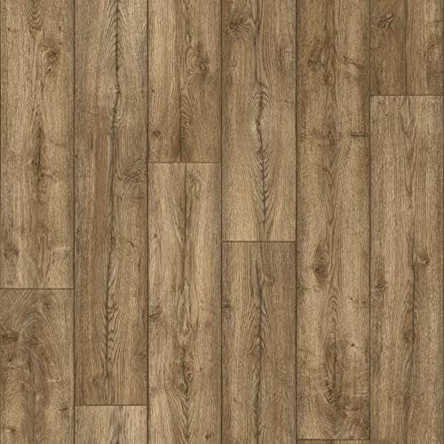Antique Oak Anti Slip Wood Effect Vinyl Flooring Lino (2m x 1.5m)